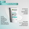 Garnier Maschera 3in1 Argilla, Per Pelli Miste e Con Imperfezioni,