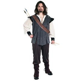Rubie's 082686165259 Robin Hood Adult Costume - Standard Party Supplies, Solid, Multicolored, One Size