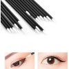 Desechables Para Pestañas Y Labios Y Delineador De Ojos Negro
