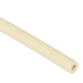 PATIKIL 3mm ID x 6mm OD x 1m Long Pipe Insulation Foam Tube, Pipe Cover Wrap Roll EPDM Bar Tubing for Handle Grip Guitar Stand AC Units, Exercise Machine Handle, Beige