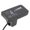 Electric Bike Power Display Meter Waterproof 5 Pin Interface ABS