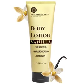 Nuva Botanicals Nuva Botanicals Vanilla Body Lotion for Women Dry Skin - Vanilla Lotion for Women with Hyaluronic Acid - Body Cream for Women with Shea Butter - Moisturizing and Hydrating Vanilla Body Care (8 fl oz)