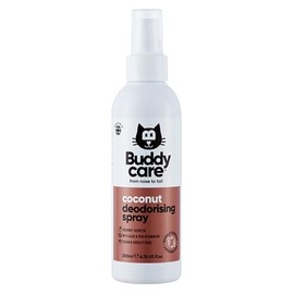 Buddycare Cat Deodorising Spray - Deodorising Spray for Cats - With Aloe Vera and Pro Vitamin B5 (Coconut, 200ml)