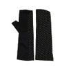 GlovesDEPO Women's Arm Cover, Cool Feeling, Palm Mesh, Short, Fingerless,