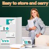 Henoyso 4 Pcs 36 x 48 Inch White Trifold Poster