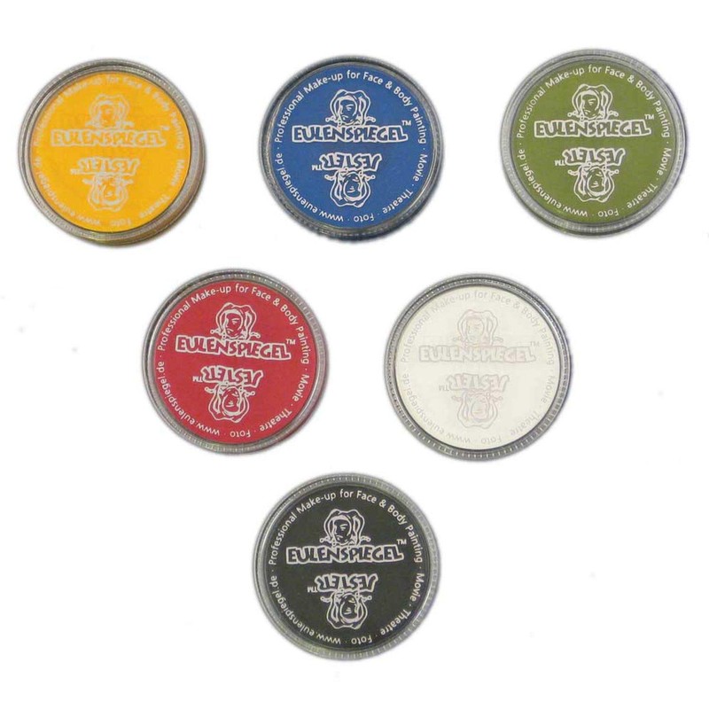 Eulenspiegel 501009 - Creme Schminke weiß, 35 ml, Creme Schminke