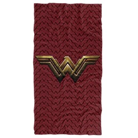 LOGOVISION Wonder Woman Beach Towel, 30"x60", Wonder Woman Logo Beach Towel
