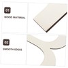 Operitacx Wooden Alphabet Letters Set Large Unfinished Letters for Wall