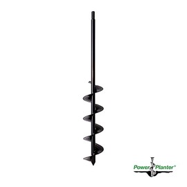 Power Planter Bulb Auger & Bedding Plant Tool - 3x48 Garden Auger Drill Bit with 1/2" Non-Slip Hex Drive, Hand-Welded Planting Auger Gardening Drill, Earth Auger Digging Tools, Up to 48" Deep