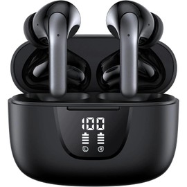 Wireless Earbuds Bluetooth 5.3 Deep Bass True Wireless Headphone 30H Playback LED Power Display in-Ear Earphones Noise Reduction with Charging Case Headset IP7 Waterproof for Sports