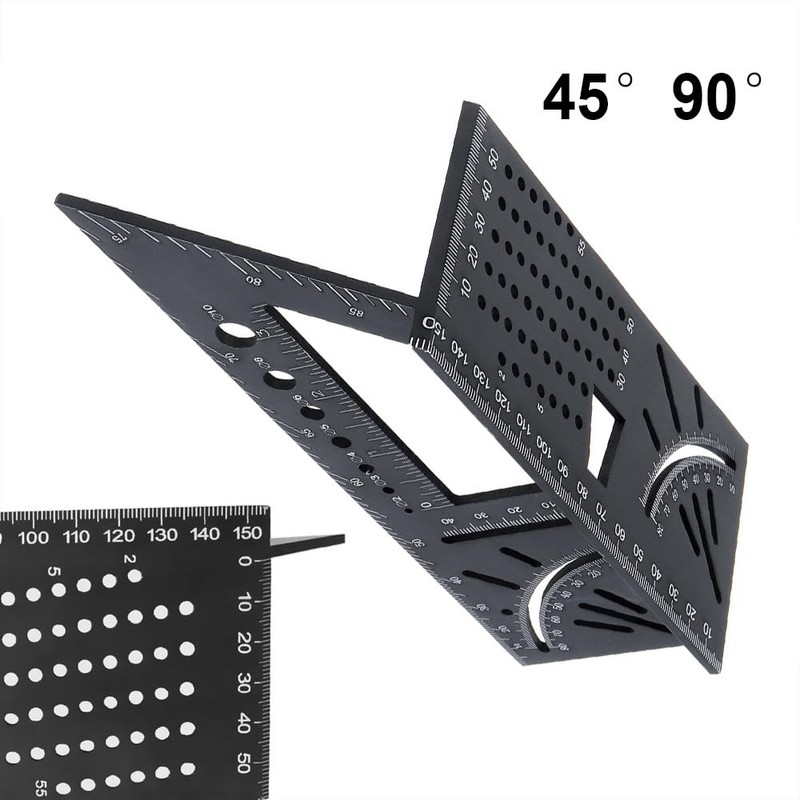 Smgda 3D Angle Ruler, Carpentry Injury Tool, Woodworking Injury Gauge,