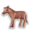 ART-CRAFT Hand Carved Wooden Animal Magnet Memo Clip Horse