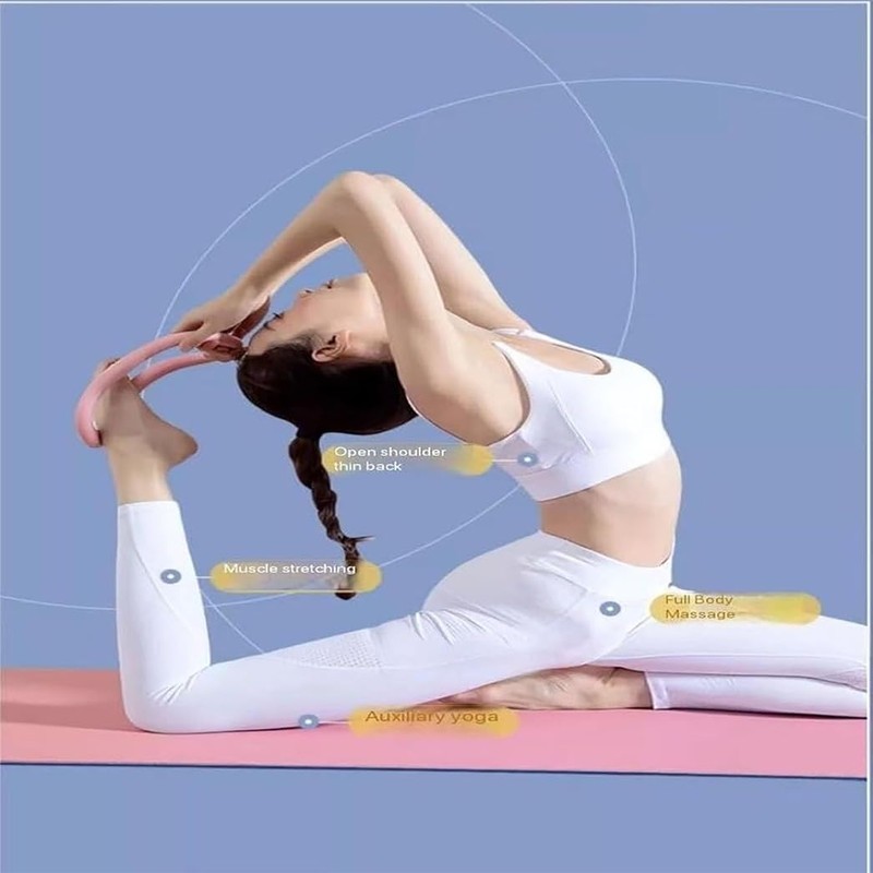 Yoga Ring for Leg Calves,Fitness Circle for Yoga, Pilates, and