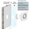 Hose Vary 4 Inch Wall-Mounted Exhaust Fan, Small Bathroom Fan,