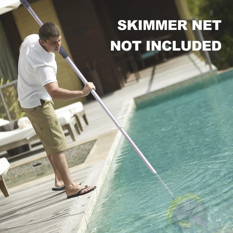 Sepetrel Pool Pole - Professional 12 Foot Telescoping Swimming Pool