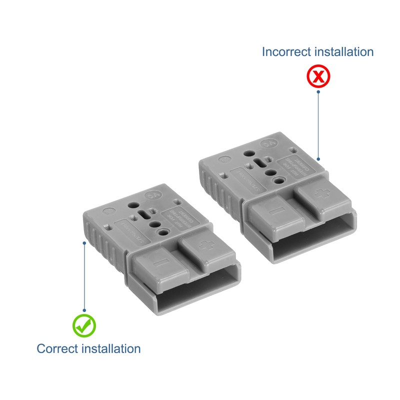 MECCANIXITY Battery Power Connector,50A 6AWG 8AWG 10AWG 12AWG Wire Harness
