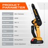 Mini Chainsaw Cordless 6-Inch Electric Chain Saws Cordless Handheld Portable