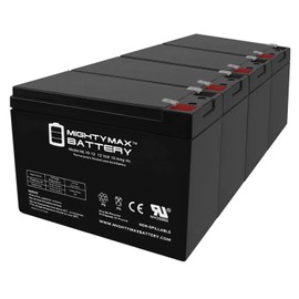 Mighty Max Battery ML10-12 - 12V 10AH 26058 CB10-12 CE5 CE6 MA 2.0 Lawn Mower Battery - 4 Pack