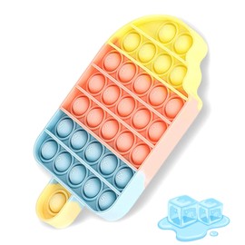 Push Bubble Fidgets Toys, Ice Cream Sensory Toy Gift for Toddler Kids Boys Girls Age 3 4 5-7 9 Classroom Prize Interactive Game Party Favors Autism Special Need Stress Relief