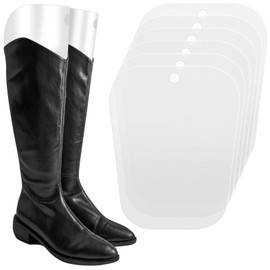 Cozlly Pack of 6 Women's Boot Stretchers, Boot Shaper Moulding Inserts, Plastic Boot Stand, Boot Shape Inserts, High Boot Support, Boot Holder High Support for Men and Women, 10 Inches, White