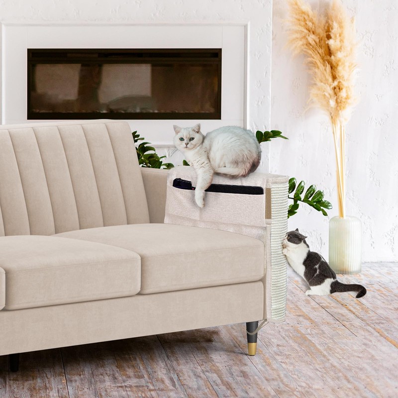 Cat Scratch Sofa Protector,27.6" L*19.6" W Cat Scratch Furniture Protector