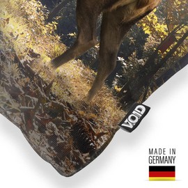 VOID Deer Forest Autumn Cushion Cover Sofa Cushion Decorative Outdoor Cushion Decorative Cushion Size: 80 x 80 cm