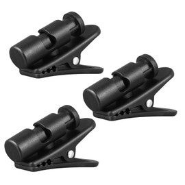 VILLFUL 3sets Cable Clips for Earphones 360° Rotatable Headphone Clamp Earphone Cable Clip Fashion Lapel Shirt Holder 3pcs*3