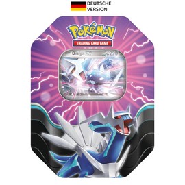 Pokémon - Trading Card Game: Tin-Box Azure Legends: Dialga-ex (4 Booster Packs & 1 Holographic Promo Card)