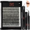 be beautiful lash clusters kit 40d individual lashes D curl