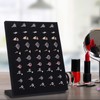 Homeanda Velvet L-Shaped 50 Slots Ring Earring Jewelry Display Tray