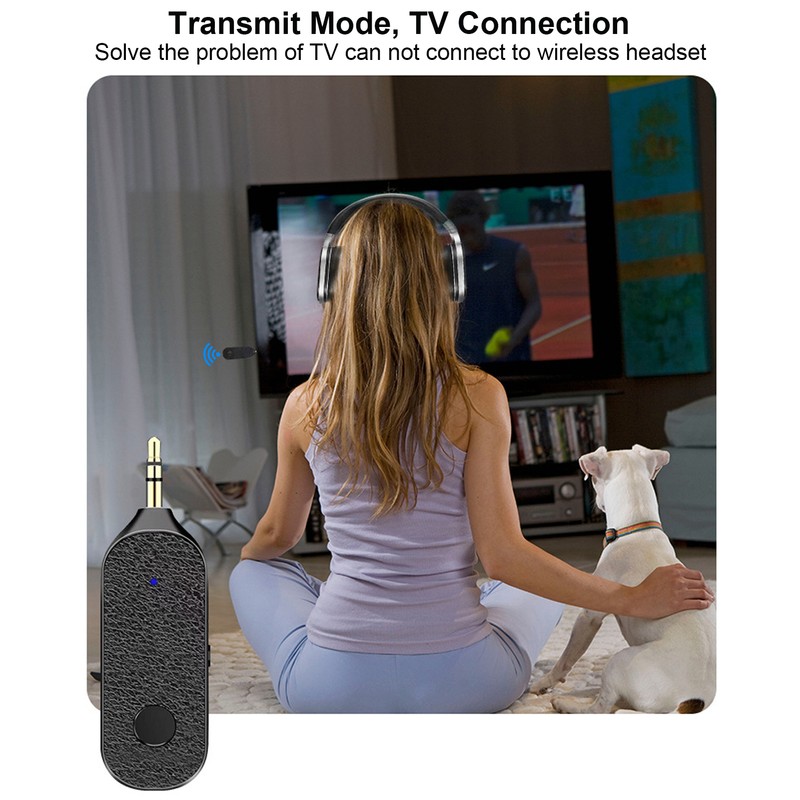 3.5mm Bluetooth Adapter 2 in 1 Support Hands Free Calling