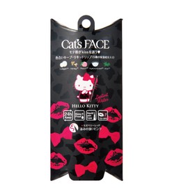 Cats Face ripputexinto red