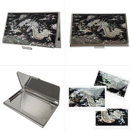 National Museum of Korea Goods Mother-of-Pearl Business Card Case Mother-of-pearl Lacquerware Business Card Wallet Traditional Crafts Korean Souvenirs Foreigner Gifts I agree to third-party provision for delivery / 국립중앙박물관 굿즈 자개 명함케이스 나전칠기 명함지갑 전통 공예품 한국 기념품 외국인 선물 배송을 위한 제3자 제공에 동의합니다