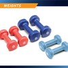Marcy Neoprene Dumbbell Set (3 Pairs) with Carrying Case