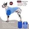 IKIPUKO 2 Pack Shirts for Large Dogs 4XL - Lightweight