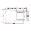 Cyrank Single Board Lens 50MM 5MP HD M12 Interface Aluminum