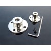 2Pcs 8mm Aluminum Alloy Flange Coupling Connector - Rigid Guide