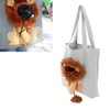 Pet Canvas Bag Cute Lion Shaped Multi Purpose Portable Pet