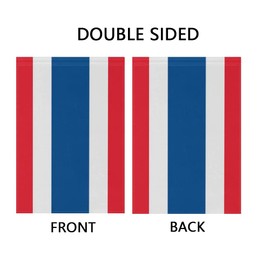 Mflagperft Thailand Garden Flags 12 x 18 Inches Double Sided Vivid Color and Fade Proof Small Thai Yard Flags for Indoor and Outdoor Decorations (Thailand)