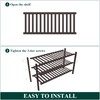 Smiry Bamboo Shoe Rack for Closet, 3 Tier Wooden Stackable