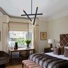 VANZARLA Black Sputnik Chandelier for Dining Room, Modern Pendant Light