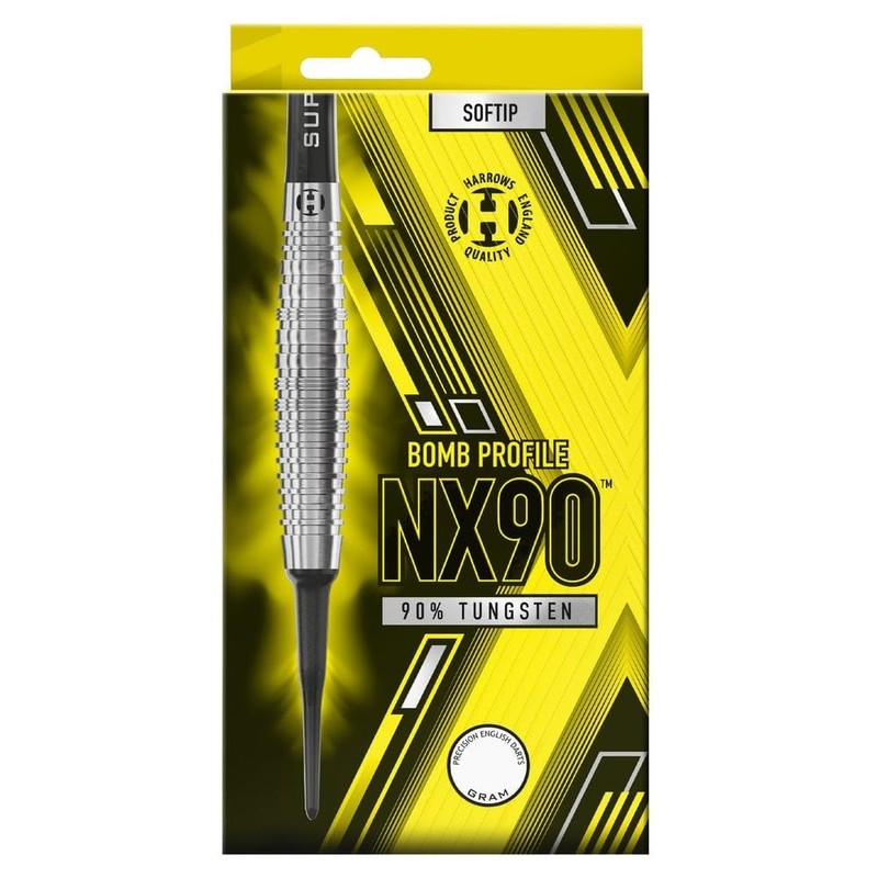 Harrows NX90 Bomb Darts Set Soft Tip I Professional Darts