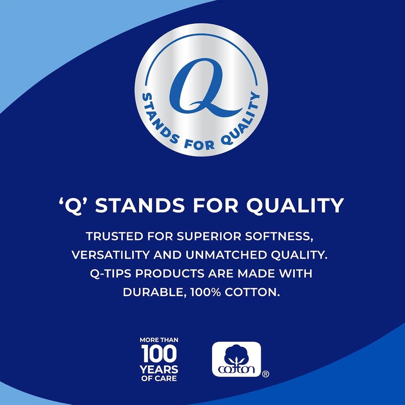 Q-Tips Beauty Luxe Cotton Rounds 80 Count 4-Pack – Hypoallergenic