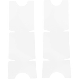 GANAZONO Protector de Biela para Bicicleta de Carretera Todo Terreno, Funda de TPU Transparente Resistente a Impactos para Proteger Brazo de Manivela, Juego de 2 Piezas