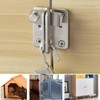 Litensh Stainless Steel Flip Latch Slide Bolt Latch Shed Lock