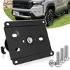 No Drill Front Bumper Tow Hook License Plate Mount Relocator