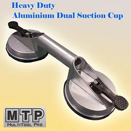 MTP Dual Head Heavy Duty 4-5/8" Aluminium Suction Cup Automotive Body Shop Repair Dent Puller Lifer Glass Remover Granite Countertop