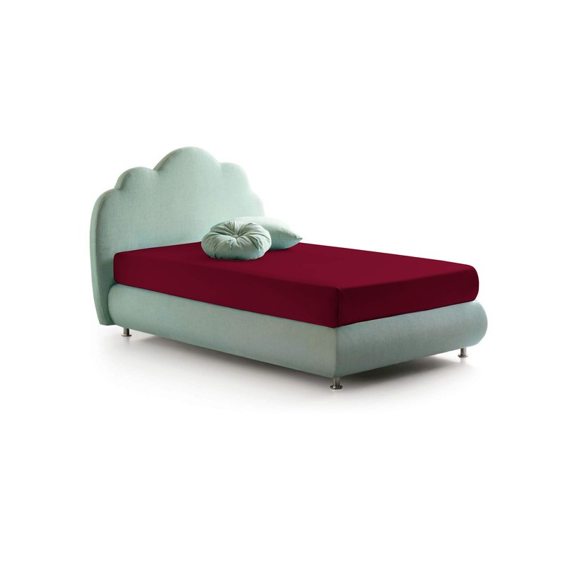 Max Color Cotton Fitted Sheet, Double, Burgundy