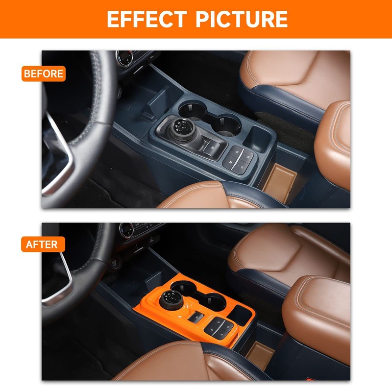 Gear Shift Panel Trim Cover Compatible with Ford Maverick 2022