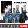 ANYTOP Super Bright Combo LED Headlight H7+H11+H11 High+Low Beam+Fog Light